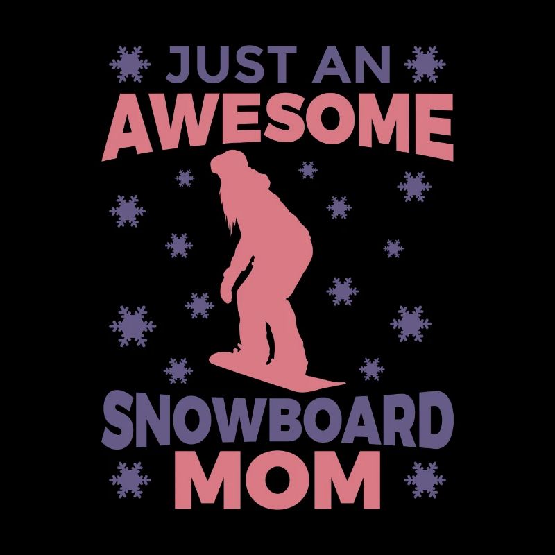 Maman de snowboard
