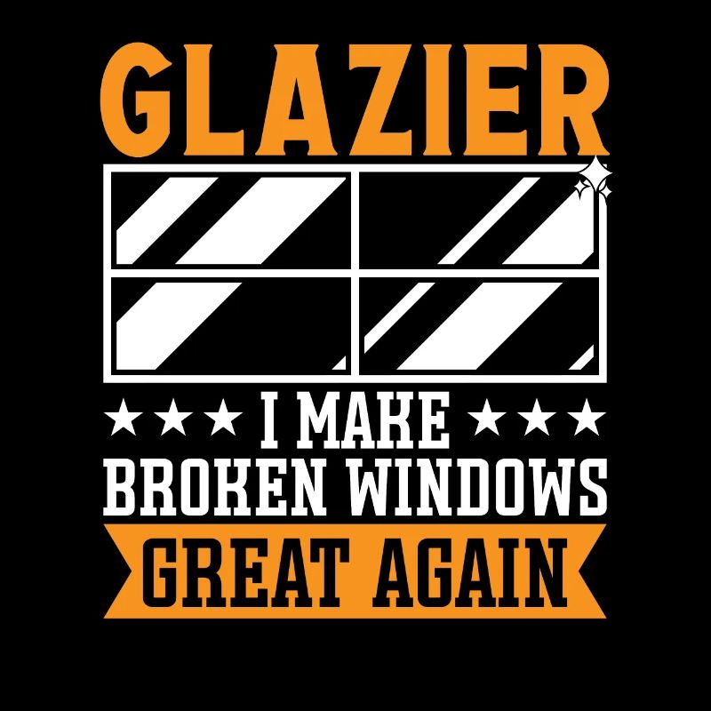 Glaser Glazier Broken Windows Great Again Glas
