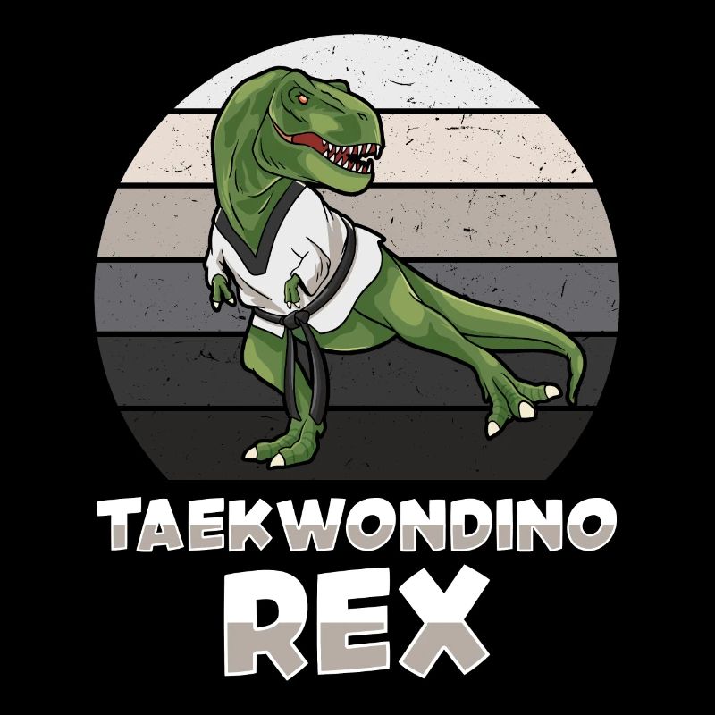 Taekwondino Rex Dinosaur Lover T-rex