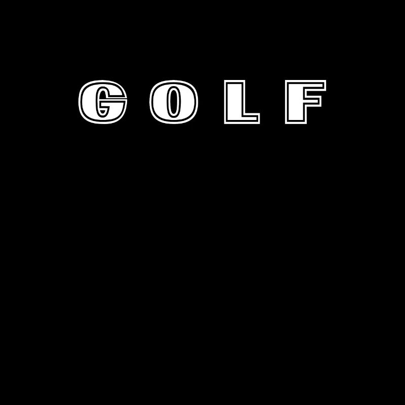 Golf lettering