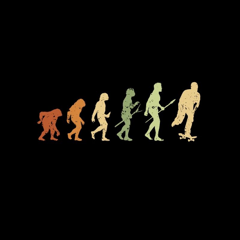 Skateboarding Evolution Skateboard Skater