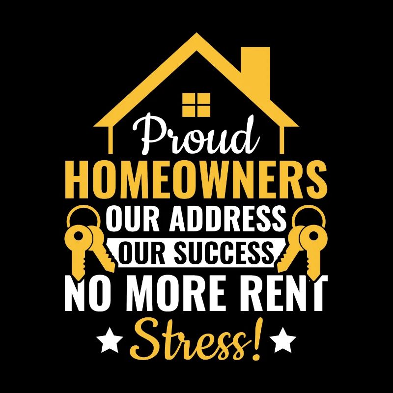 Stolze Hausbesitzer No More Rent Stress - Eigentum