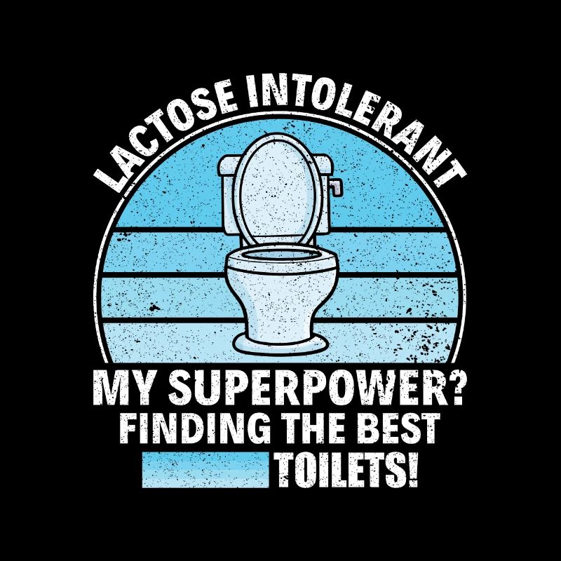 Lactose intolerant toilets - intolerance