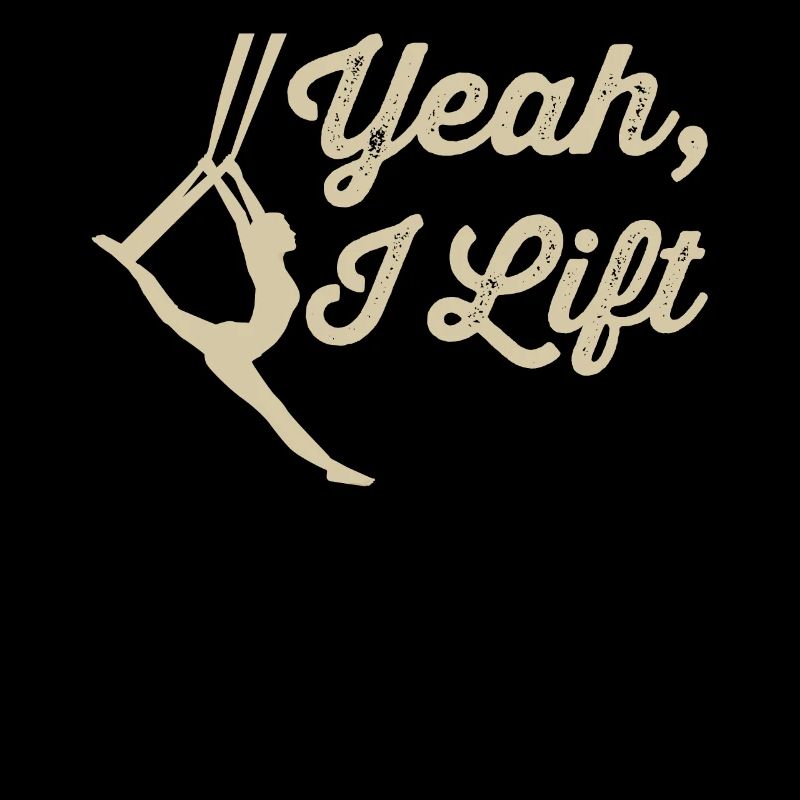 Acrobate de soie aérienne