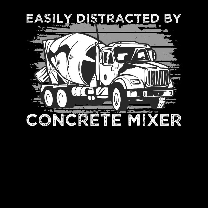 Distracted By Concrete Mixer