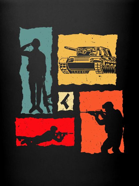 Soldat de char rétro