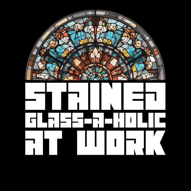 Glasmalerei-A-Holic bei der Arbeit -
