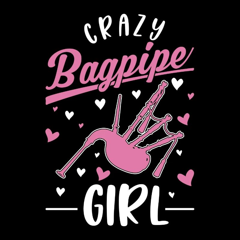 Crazy bagpipe girl