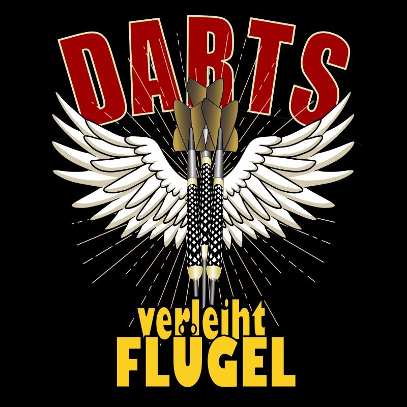 Les fléchettes donnent des ailes, les fléchettes avec le slogan