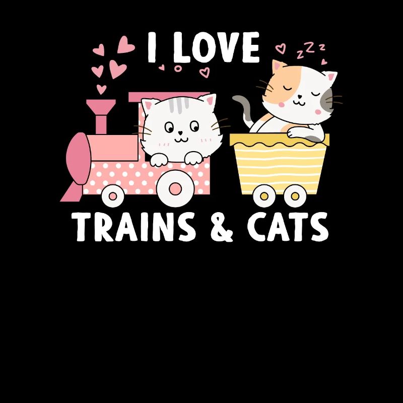 J’aime les trains et les chats