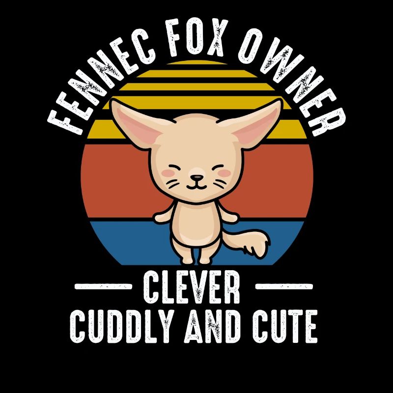 Fennek-fuchs-propriétaire, intelligent, câlin,