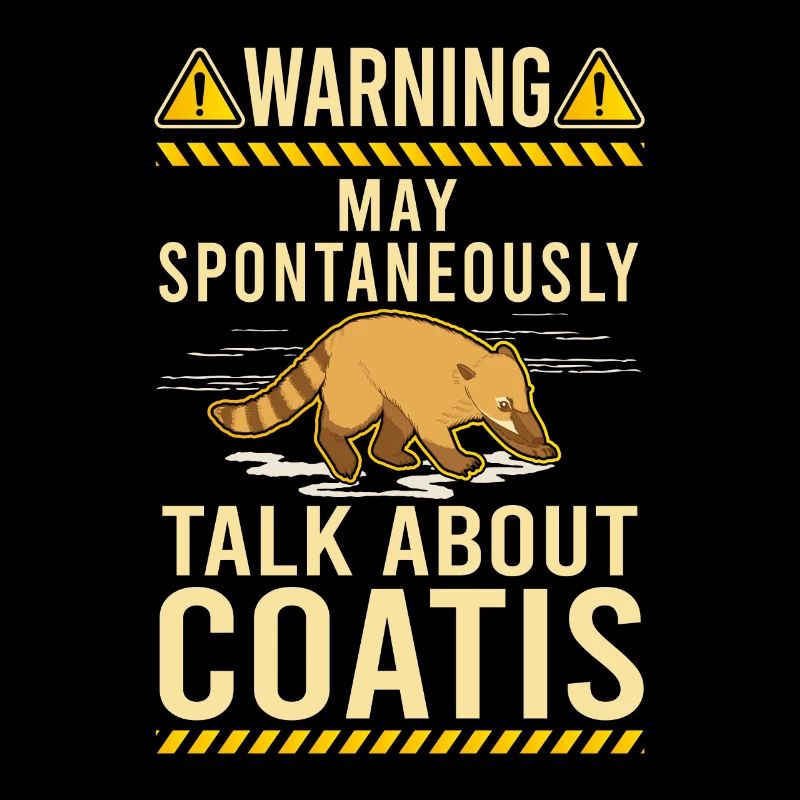 Warning coati proboscis Coati