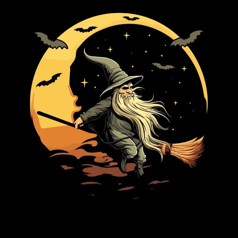 Gartenzwerg Halloween Süßes oder Saures Gärtner