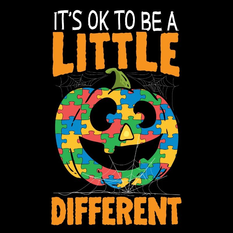 Autismus Halloween Süßes oder Saures Autismus-Bewusstsein