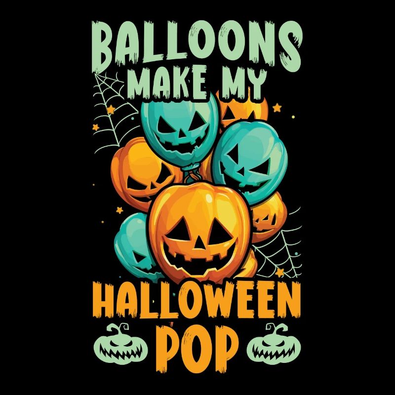 Ballon Halloween Süßes oder Saures Spooky Boo Ghost