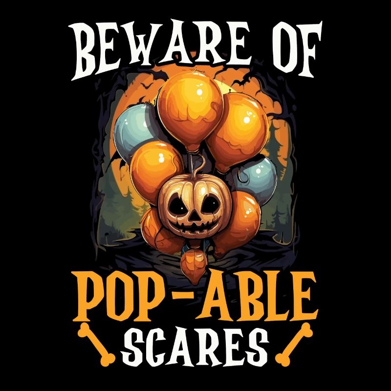 Ballon Halloween Süßes oder Saures Spooky Boo Ghost