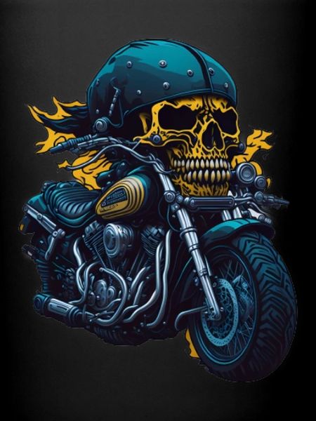 Crâne de motard