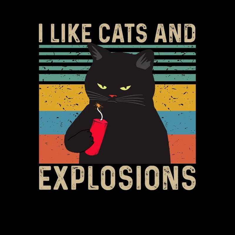 J’aime les chats et les explosions