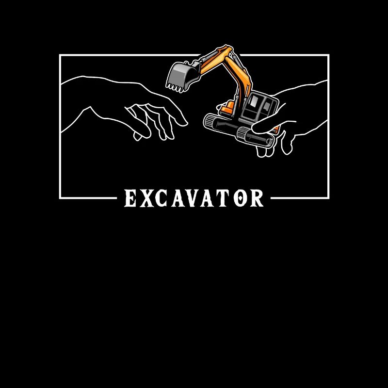 Michelangelo Création d’Adam Excavator