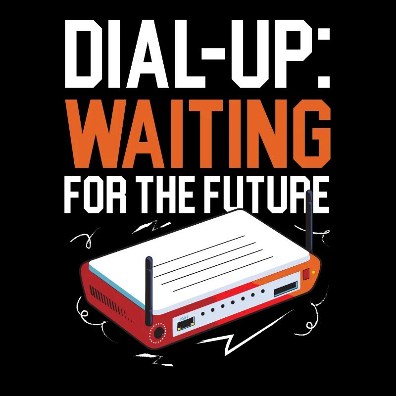 DFÜ-Internetverbindung 90er Computerwitze