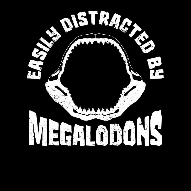 Facilement distrait par les mégalodons - requin mégalodon