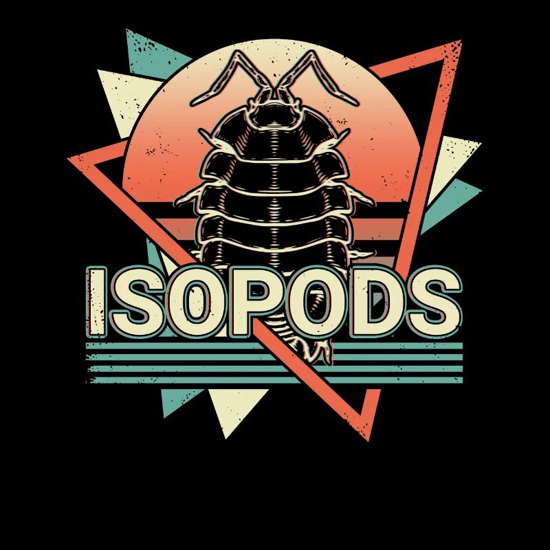 Isopodes Retro Vaporwave