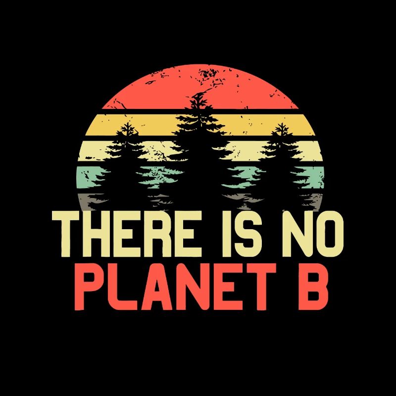 Retro Earth Day No Planet B Climate Change
