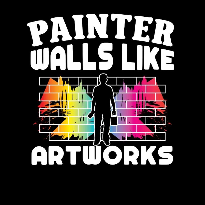 Maler Painter murs comme œuvre d’art Lackierer Malerei