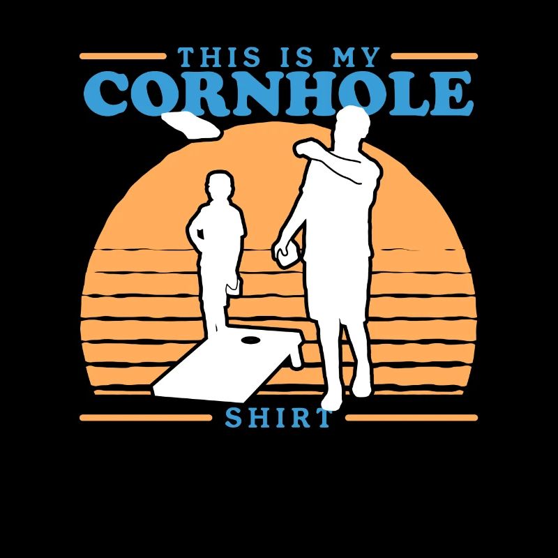 Cornhole Spieler | Sackloch Bean Bag Geschenk