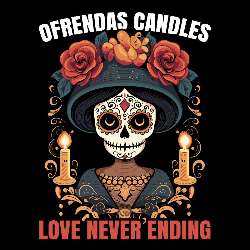 Dia de los Muertos Sugar Skull Mexikanischer Feiertag