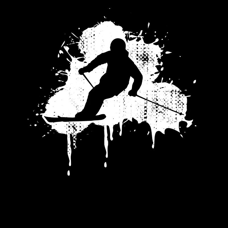 Funny skier