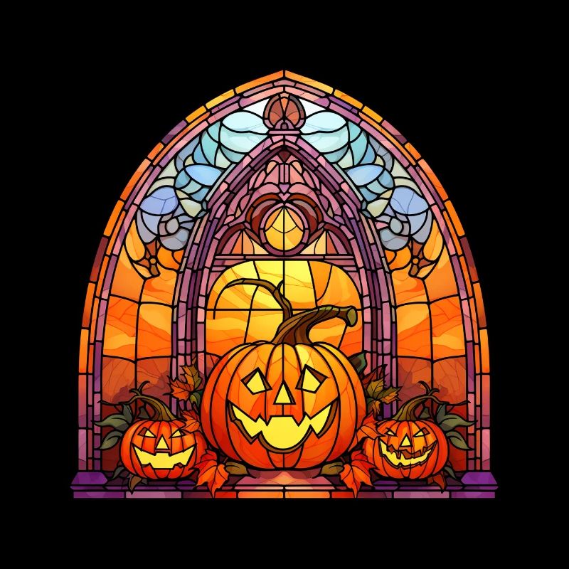 Vitrail d’Halloween
