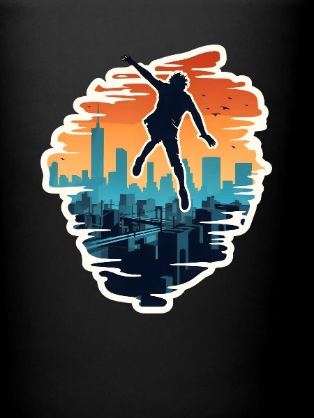 Course libre de parkour