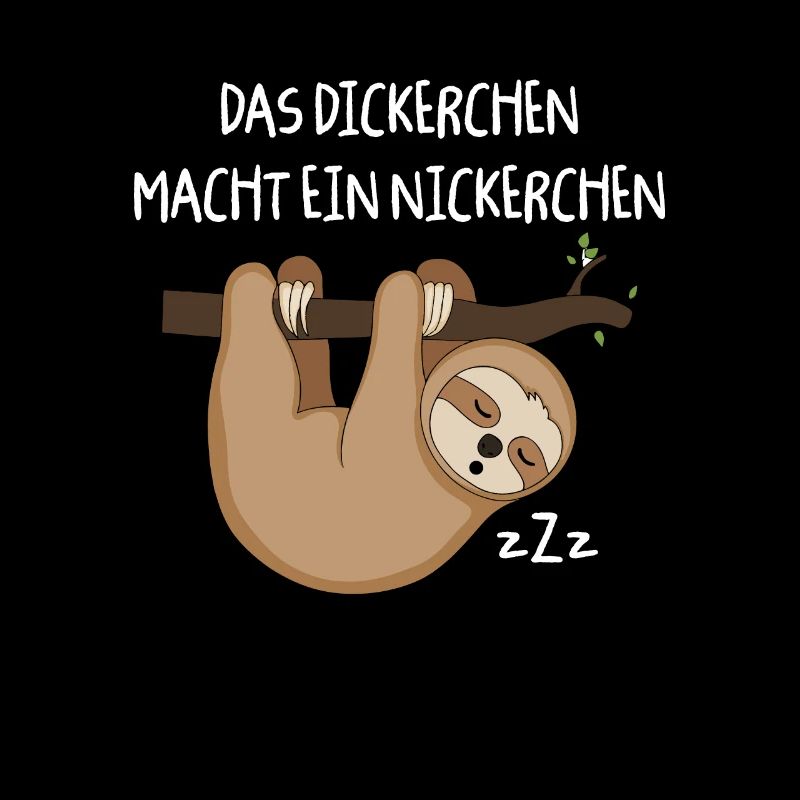 Das Dickerchen macht Nickerchen Faultier