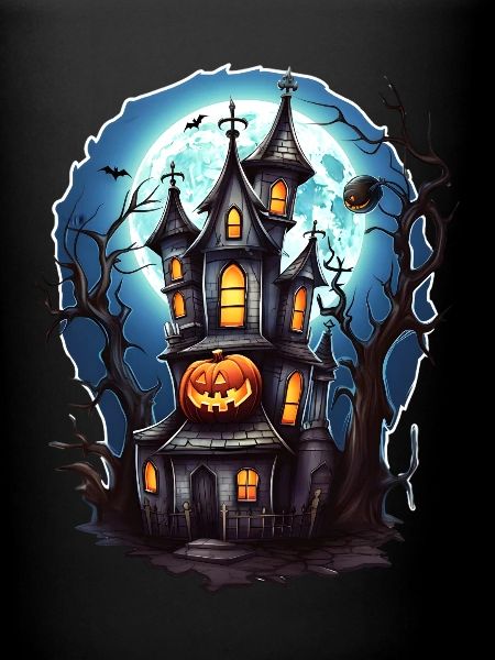 Halloween haunted house
