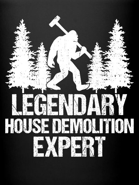 Funny demolition Sasquatch