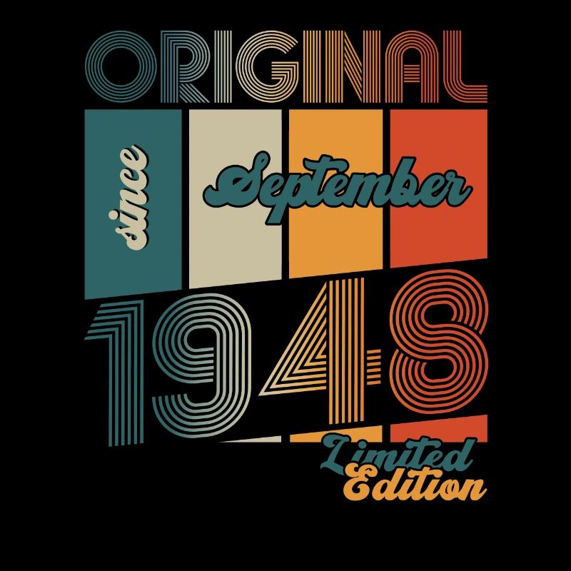 75e anniversaire Original Septembre 1948
