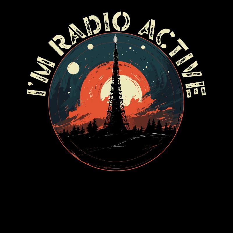 Ham Radio Operator Morse Code Radioactivity