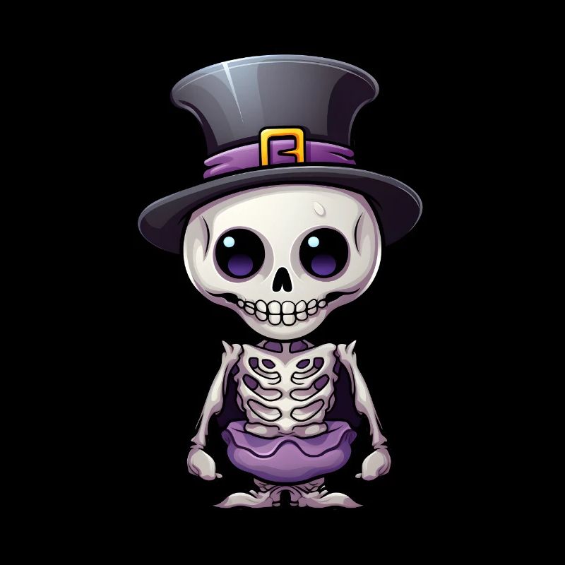 Kawaii Skeleton Halloween