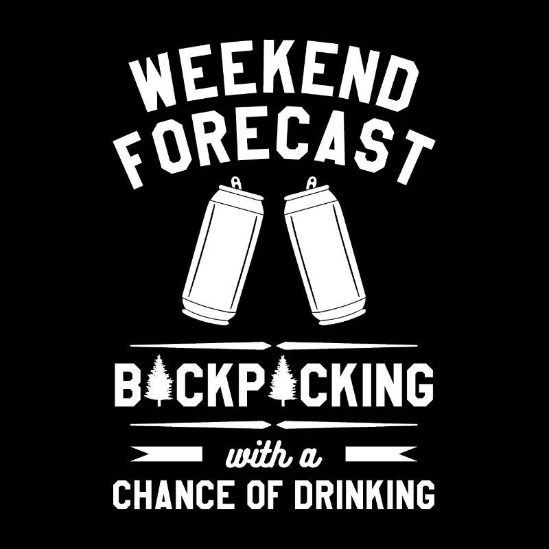 Wochenend-Vorhersage Backpacking mit der Chance auf