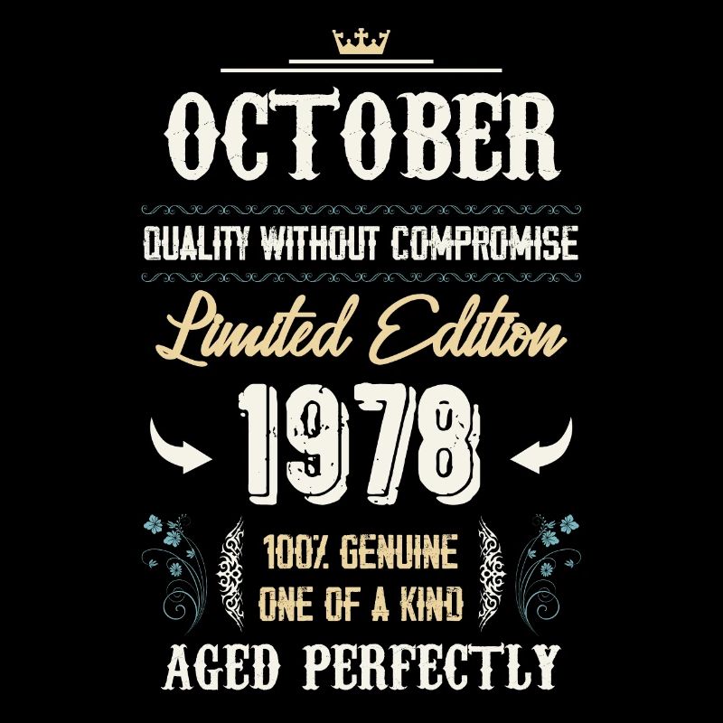 October 1978 Vintage Birthday Gift