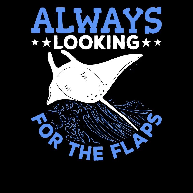 Manta Ray Seeks Flaps Manta Rays Lover Stingray