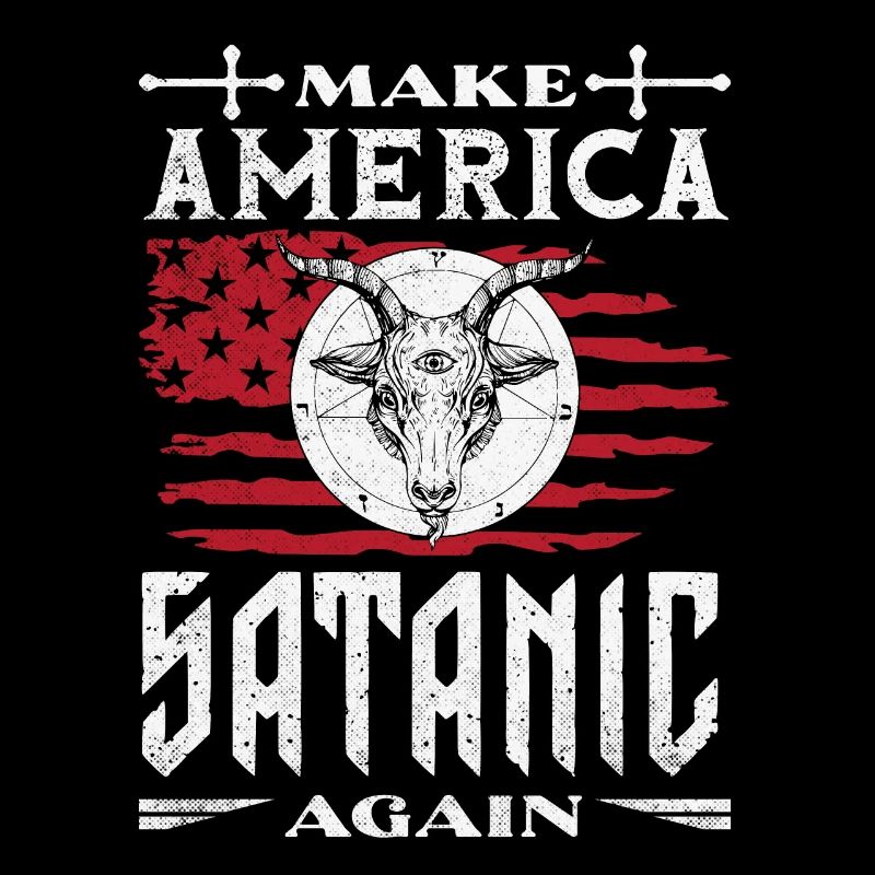 Satan Make America Satanic Again Occult