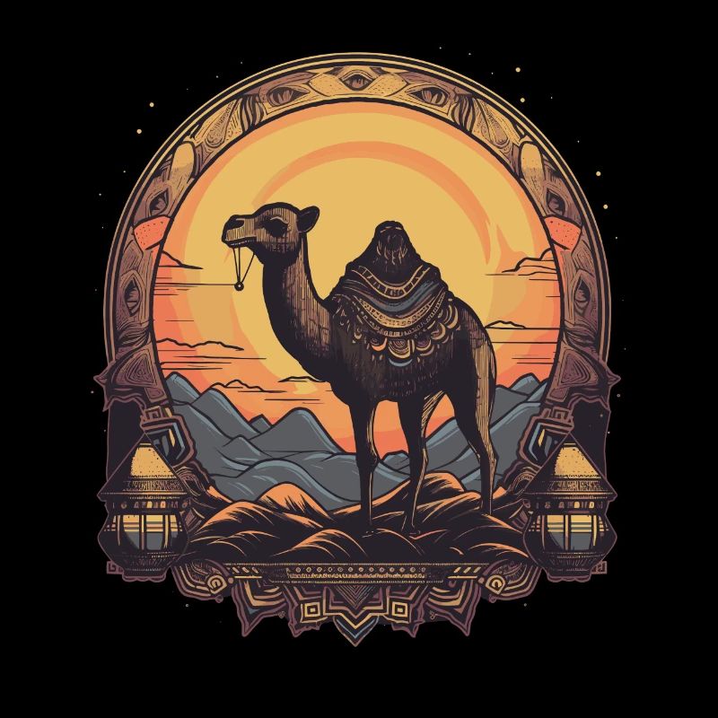 Kamel Retro Großkamel Ägypten