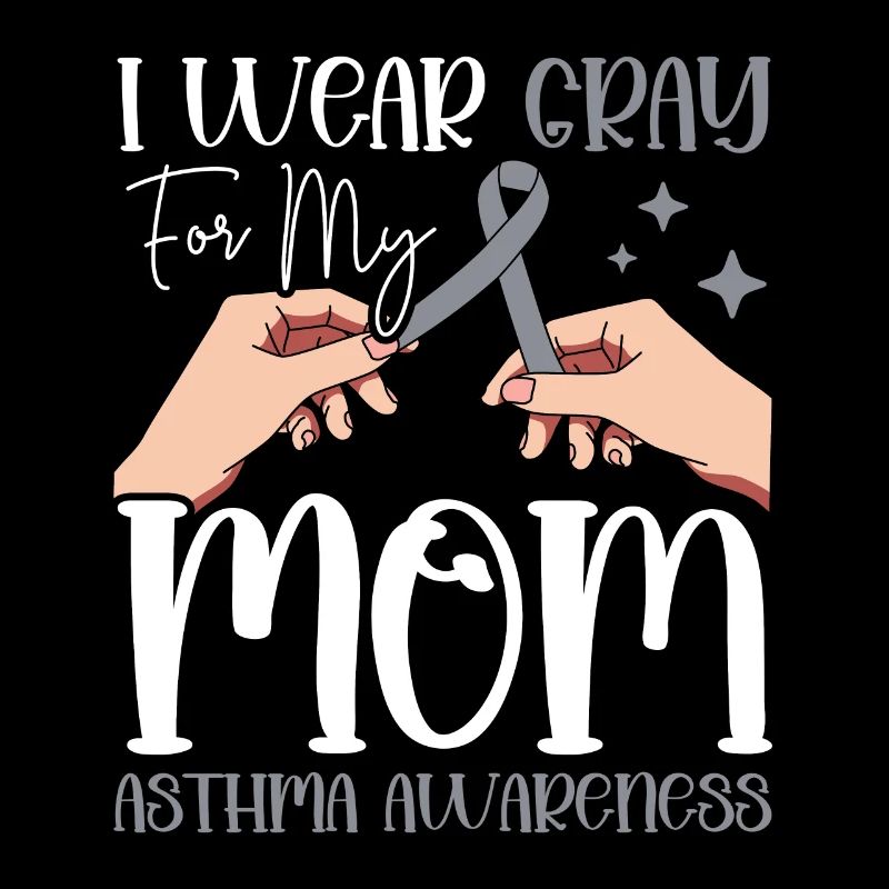 I'm wearing grey for my mom