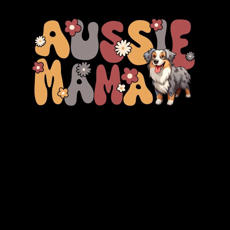 Australian Shepherd Blue Merle Groovy Aussie Mama