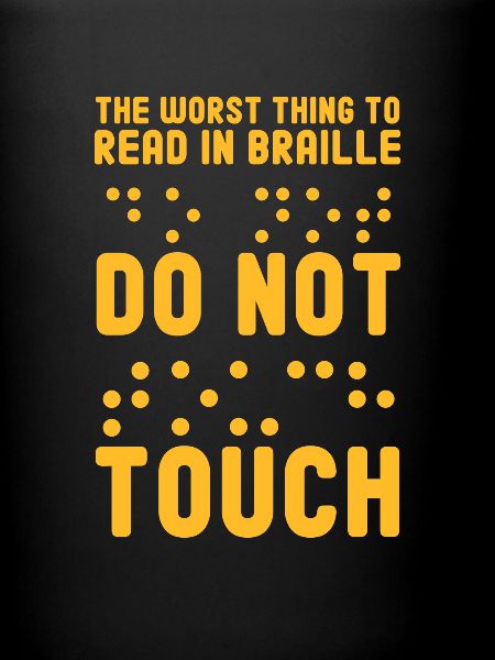 Braille Braille Blind Gift