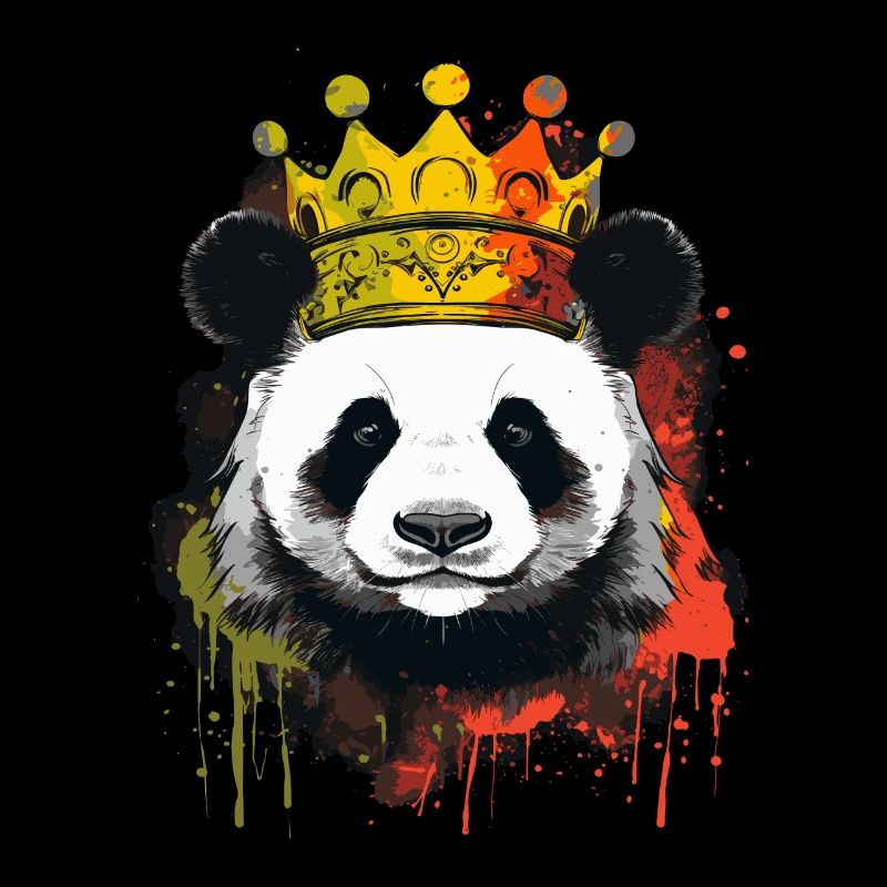 Panda With Crown