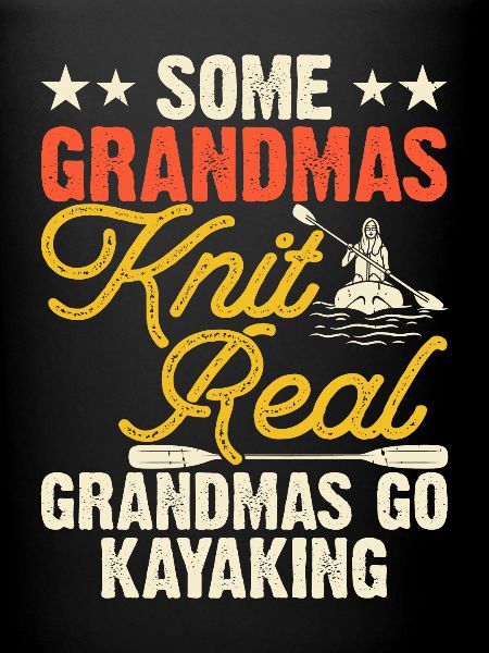 Kayak Kayaker Kayaker Granny