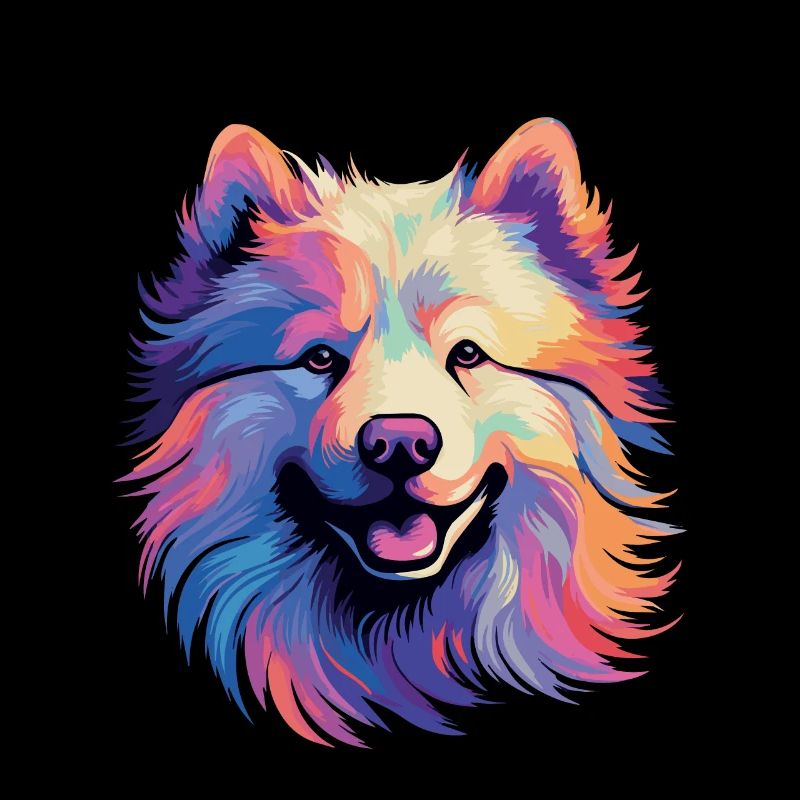 Samoyed Sled Dog Samoyeds